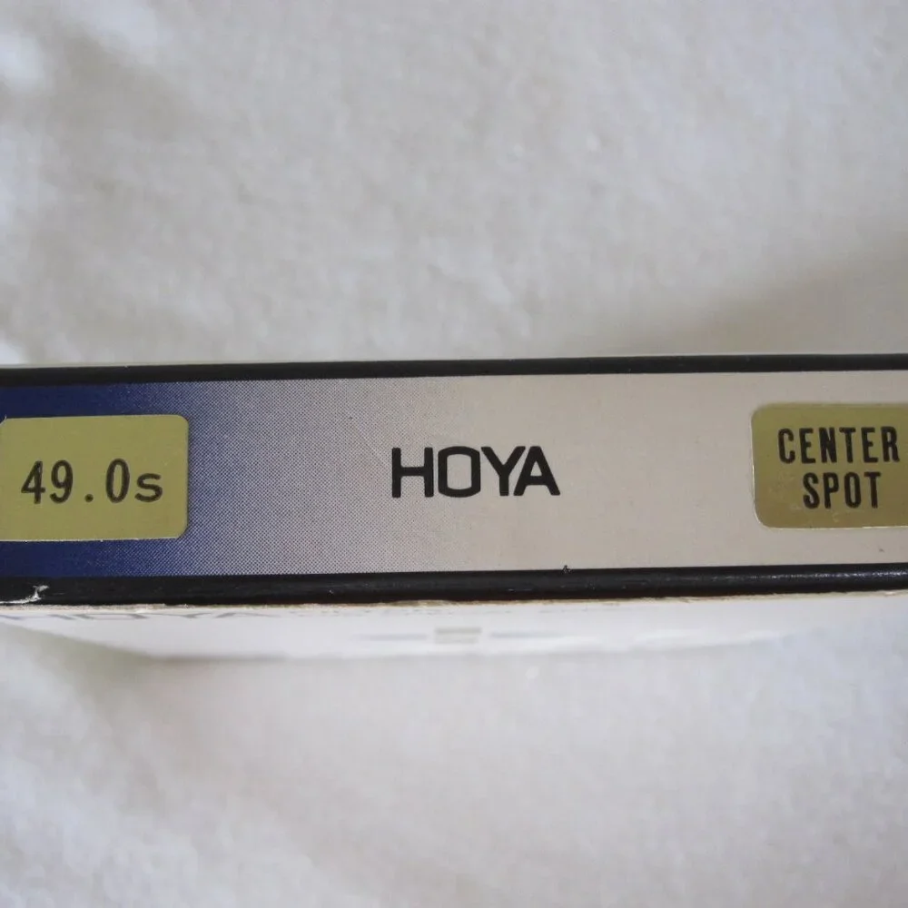 Hoya Camera Lens Special Effects Filter: Center Spot 49.0s - Complete in Box